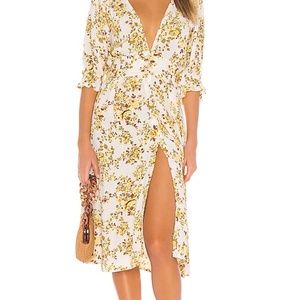 FAITHFULL THE BRAND Rafa Floral Midi Dress